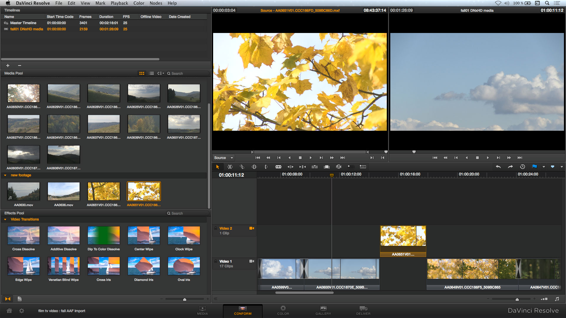 B_1112_Resolve9_25_Conform_editing_new-footage