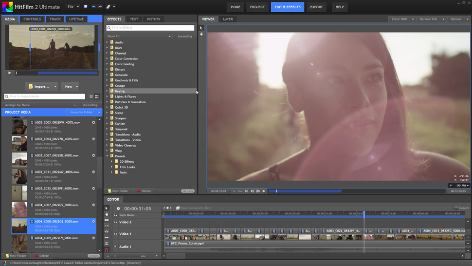 hitfilm software