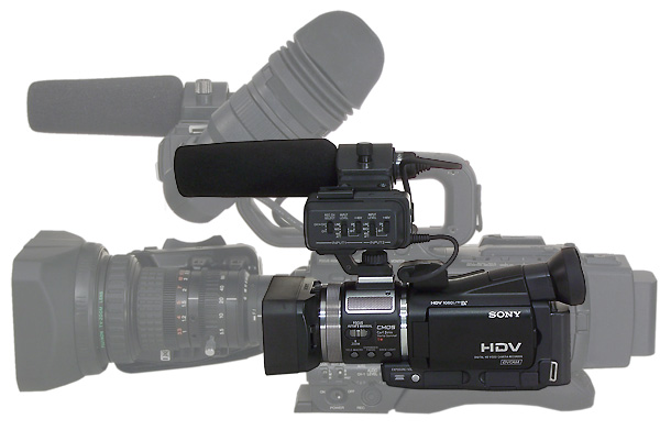 Gutmann Mikrofon Windschutz für Sony HVR-A1 HVR-A1E 