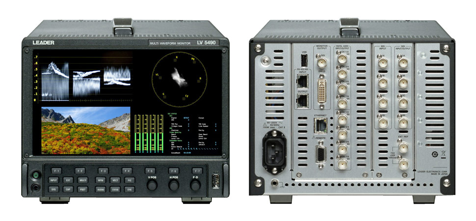 B_0813_Leader-Instruments_LV5490_Waveform-Monitor