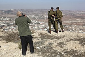 Koudelka shooting Holy Land.