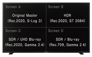 B_NAB16_Sony_HDR_PVM_X550_Split