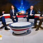 EM-Studio für SporTV am Eiffelturm
