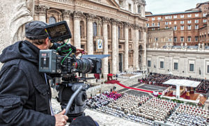 Dreh von CTV in UHD und HDR auf dem Petersplatz