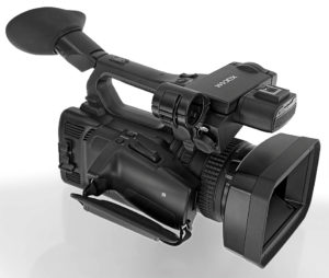  Camcorder Sony PXW-Z150, Totale von rechts vorn