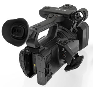 Camcorder Sony PXW-Z150, Totale von rechts hinten