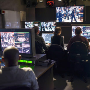 Video-Studio in der Philharmonie