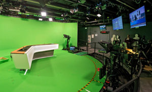 SWR Aktuell, Greenscreen, Studio