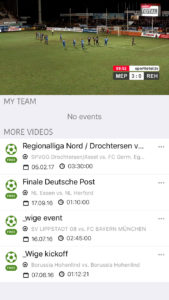 Sporttotal, Screen