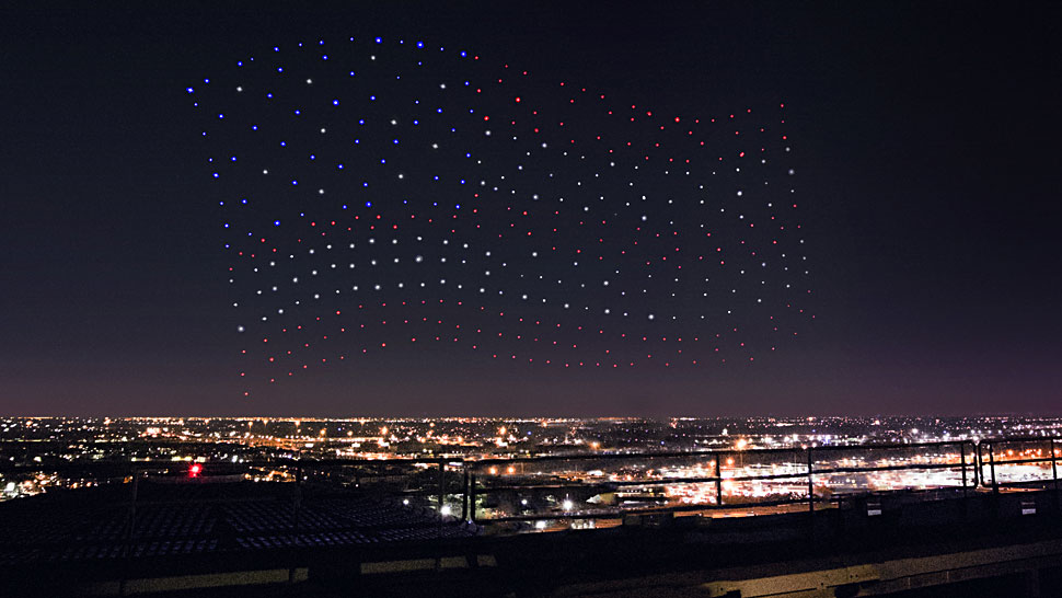 Super Bowl Show Mit Intel Drohnen Film Tv Video De