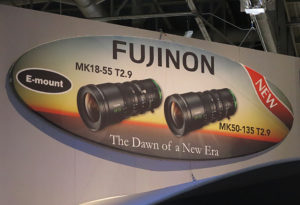 Fujinon, NAB2017, Schild, E-Mount