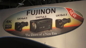 Fujinon, NAB2017, Schild