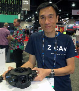 Z Cam, NAB2017, NABShow, V1 Pro, Kinson Loo