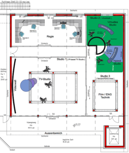 KST Moschkau, Studio, Grundriss