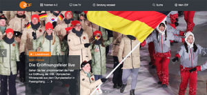 Pyeongchang, Olympische Winterspiele, ZDF