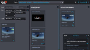 LiveU Matrix, NAB2019, Screenshot