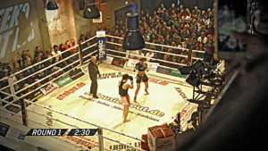 Kickboxen, Steko's Fight Night, NEP, Arri, 7Sports, On-Air-Bild