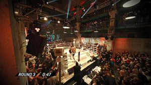 Kickboxen, Steko's Fight Night, NEP, Arri, 7Sports, On-Air-Bild