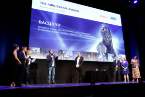  Emilie Lesclaux, Michael Klopp, Dr. Jörg Pohlmann, Juliano Dornelles, Michael Stadler, Samuel Finzi, Susan Senk, Emily Atef, Award Ceremony, 37. Filmfest München, © Filmfest München/Kurt Krieger