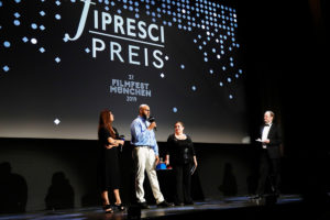 Giulia Dobre, Greg De Cuir, Yael Shuv, Michael Stadle, Award Ceremony, 37. Filmfest München, © Filmfest München/Kurt Krieger