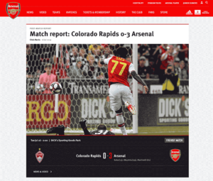 FC Arsenal, Screenshot