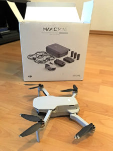 Mavic Mini, DJI, Drohne, Box