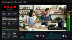 Blackmagic Web Presenter HD Monitoring