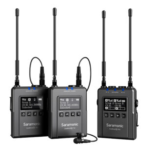 Saramonic, UwMic9s, Dreier-Set, UHF-Wireless-Audio