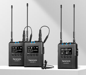 Saramonic, UwMic9s, Dreier-Set, UHF-Wireless-Audio