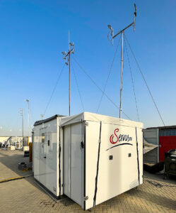 NEP, Broadcast Solution, Servus TV, POD. Luftfrachtcontainer