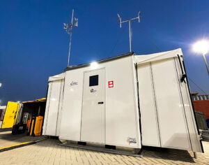 NEP, Broadcast Solution, Servus TV, POD. Luftfrachtcontainer