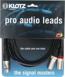 Klotz, Y-XLR-Adapter, Stereo-XLR-Adapter