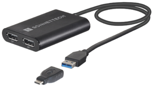 Sonnet, Dual-Displayport-Adapter, DisplayLink