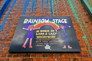  Schild, Rainbow Stage, © David Marschalsky