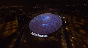 SoFi Stadium, Ross Video, Luftbild