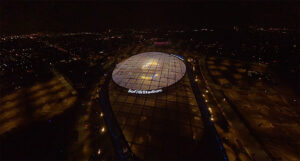 SoFi Stadium, Ross Video, Luftbild