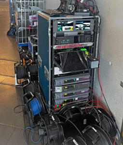 Remote-Rack, Studio Berlin, Handballeinsatz