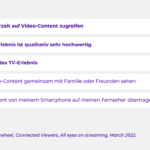 Am liebsten per Smart-TV: Connected-TV-Nutzer in Deutschland