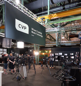 Euro Cine Expo, CVP, Messestand, © Nonkonform