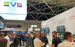 IBC2022, Innen, EVS-Stand