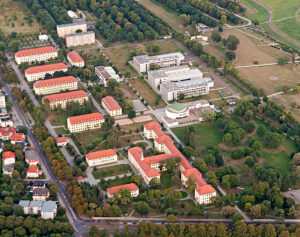 Luftbild, Campus Herrenkrug, Hochschule Magdeburg-Stendal, © Husky22