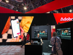 Adobe, Stand, NAB, © Nonkonform