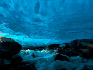 Sennheiser, Eisgeräusche, Grönland, Eishöhle, © Thomas Rex Beverly