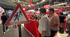 Riedel, IBC2023, Messestand, © Nonkonform