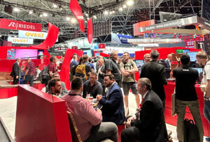 Riedel, IBC2023, Messestand, © Nonkonform