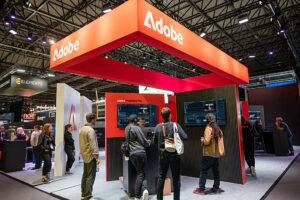 Adobe. IBC2023, Messestand