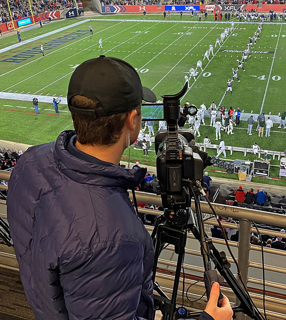 JVC Camcorder für Football-Coaching und Spiele in der XFL