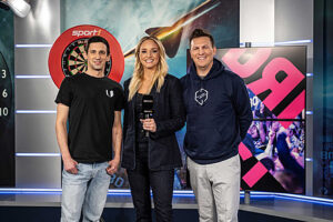 Darts, Sport1, Robert Marijanovic, Katharina Kleinfeldt, Basti Schwele, © Sport1